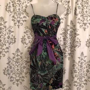 Edme & Esyllte tropical mini dress